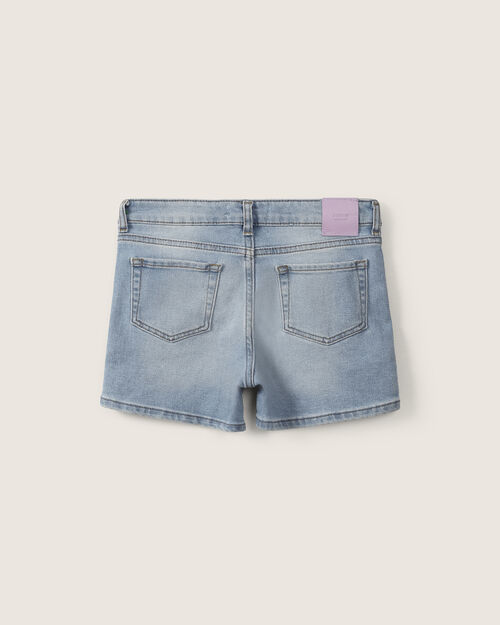 Short Mezclilla Dise&ntilde;o Flores