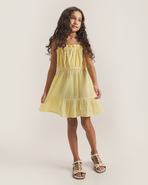 Vestido Corto Volantes