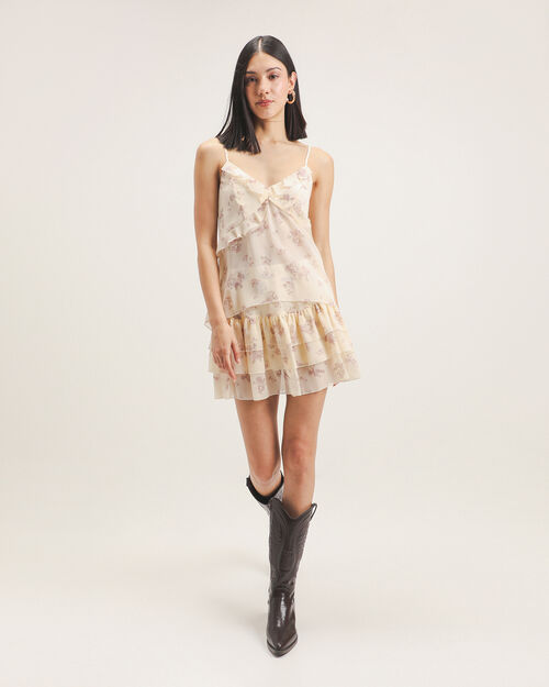 Blusa Beige Estampada