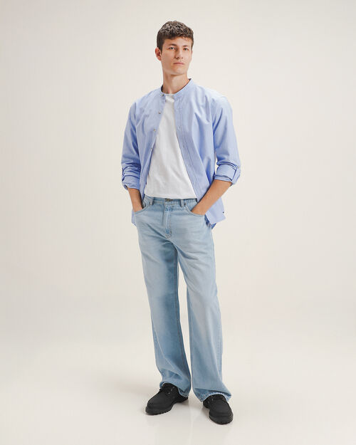 Jeans Fit Straight Azul