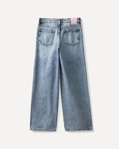 Jeans Wide Leg Destrucciones