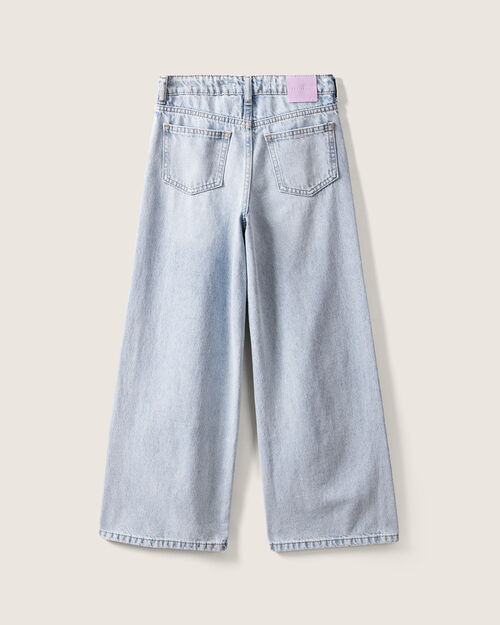 Jeans Wide Leg Corazones