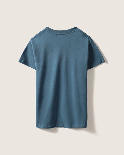 Playera Azul Con Dise&ntilde;o