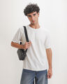 Playera Gr&aacute;fico Frontal,BLANCO HUESO