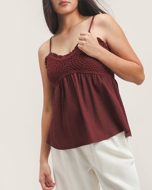 Blusa Tirantes Tejida