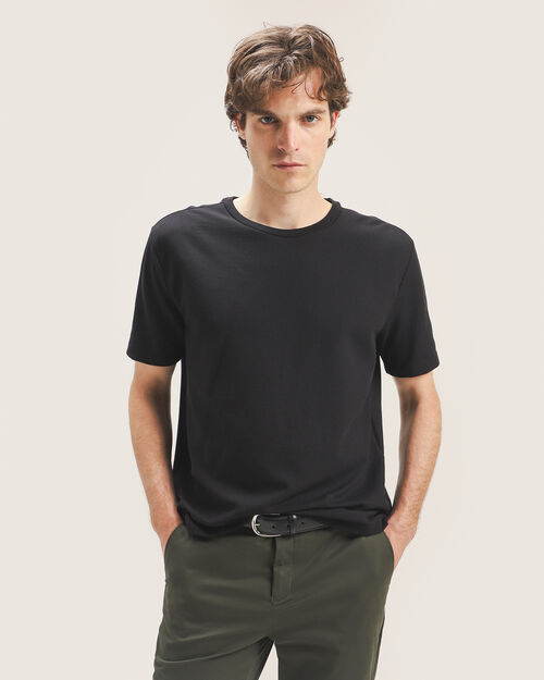 Playera Negro Manga Corta