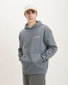 Sudadera Relaxed Gorro,AZUL ACERO
