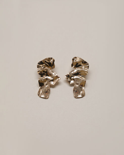 Aretes Hoja Dorada