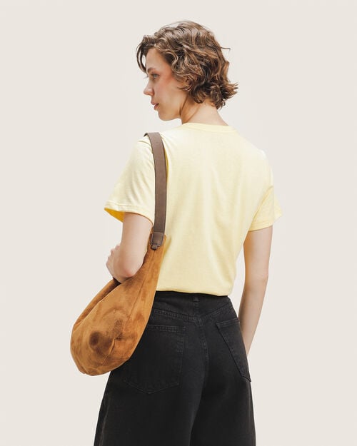 Playera Amarilla Estampada