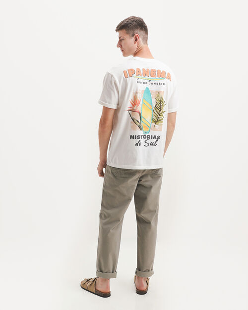 Playera Fit Relaxed Beige