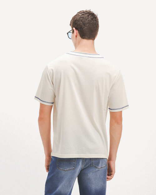 Playera Baseball Blanca
