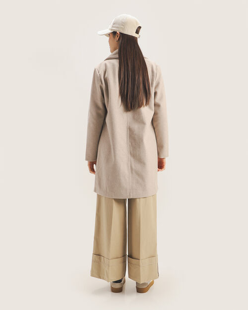 Abrigo Abierto Beige