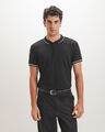 Polo Beige Regular,NEGRO