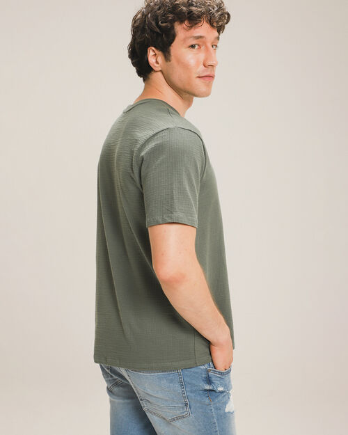 Playera Verde Con Estructura