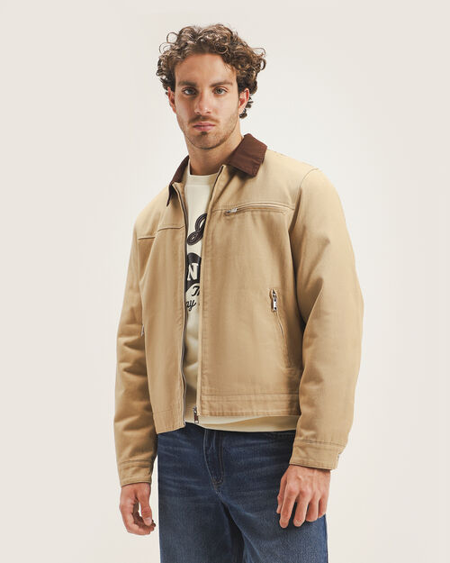 Chamarra Fit Relaxed Gabardina