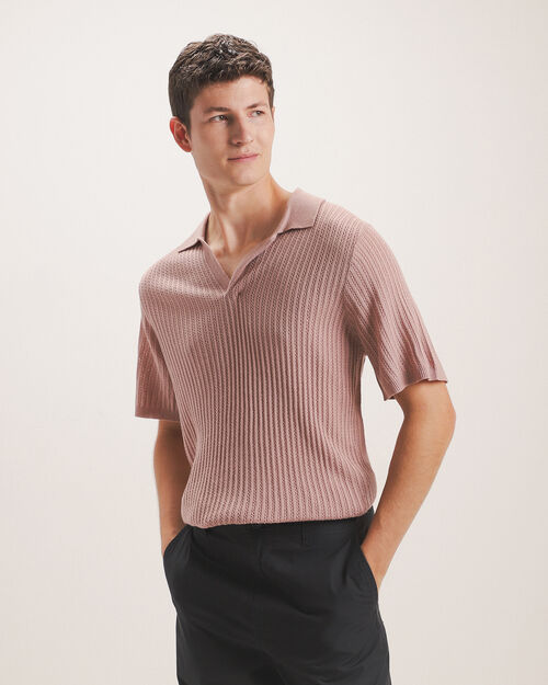 Polo Rosa De Punto