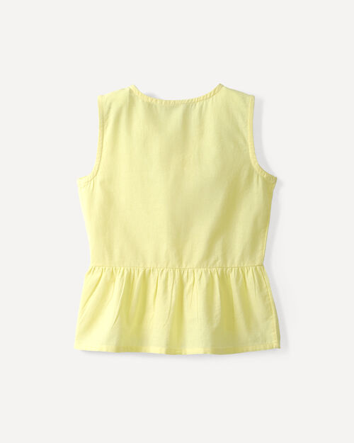 Blusa Amarilla Mo&ntilde;os