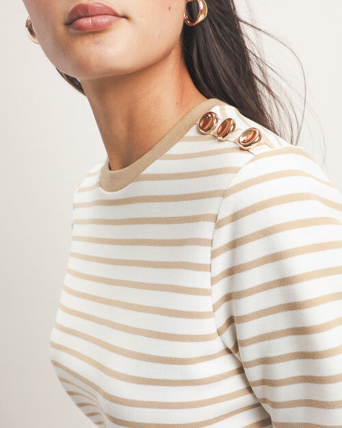 Playera Manga Corta Caf&eacute;