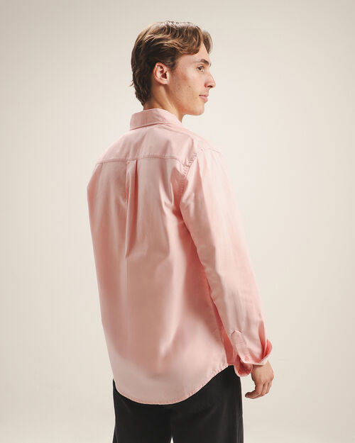 Camisa Fit Regular Rosa