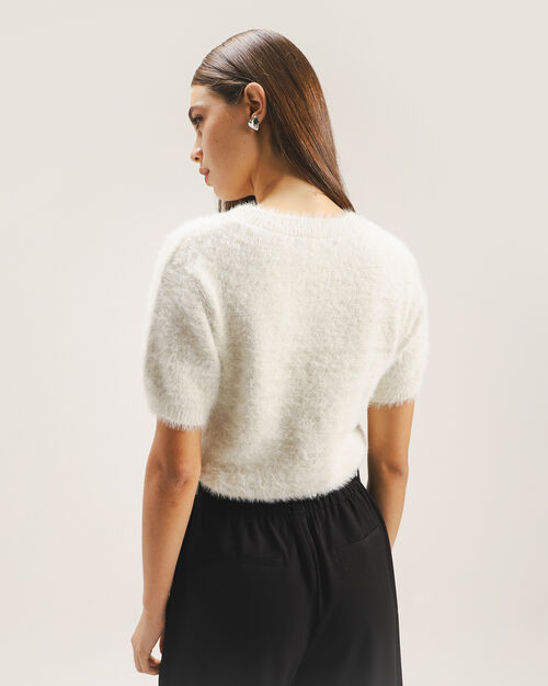 Blusa Cropped De Punto