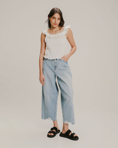 Jeans Fit Barrel Destrucciones