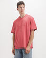 Playera Oversize Coral,CORAL
