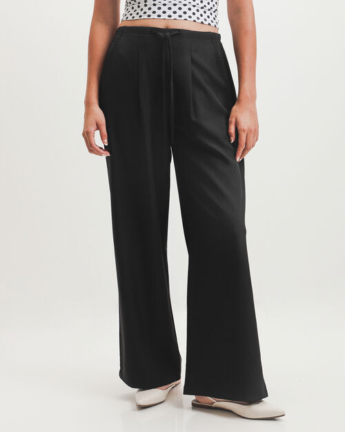 Pantal&oacute;n Negro Jareta