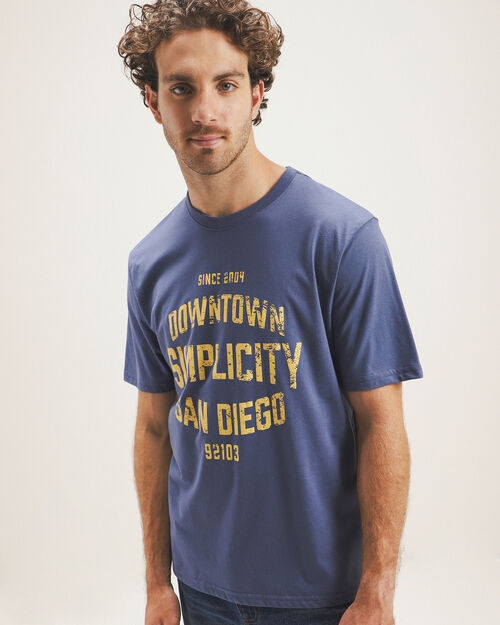 Playera Azul Fit Regular