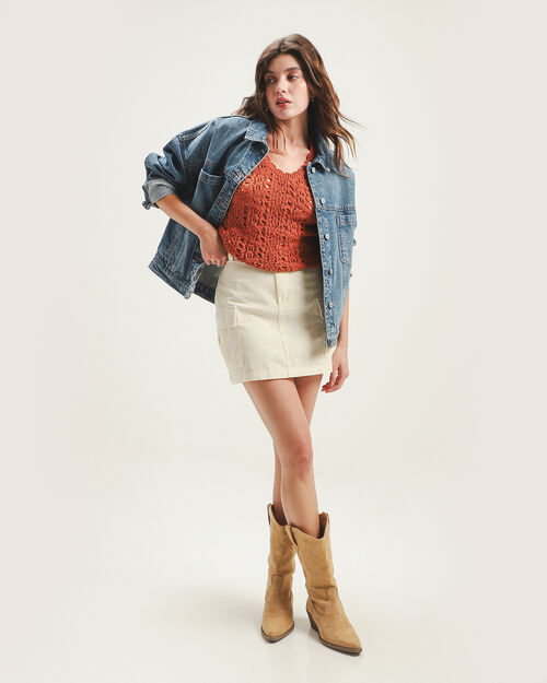Falda Mini Cargo