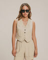 Chaleco Corto Beige,ARENA
