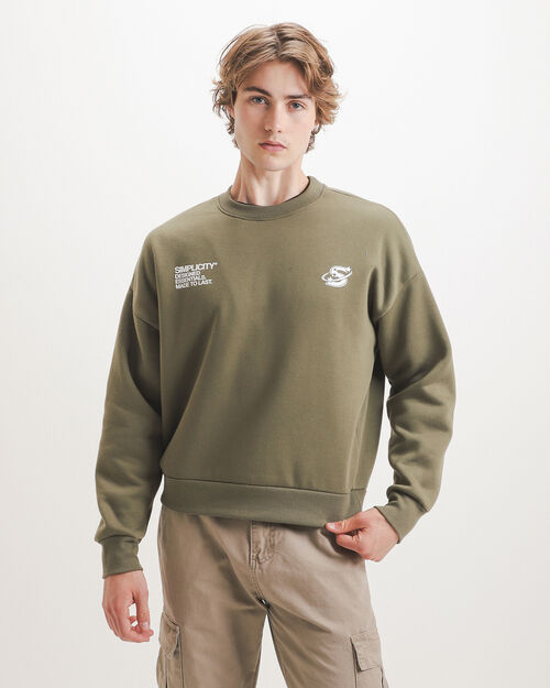 Sudadera Verde Simplicity