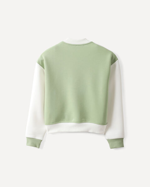 Sudadera Verde Botones