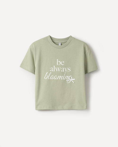 Playera Boxy Verde