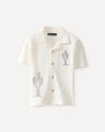 Camisa Beige Cactus,CRUDO