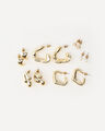 Pack De Aretes Dorados,CREMA