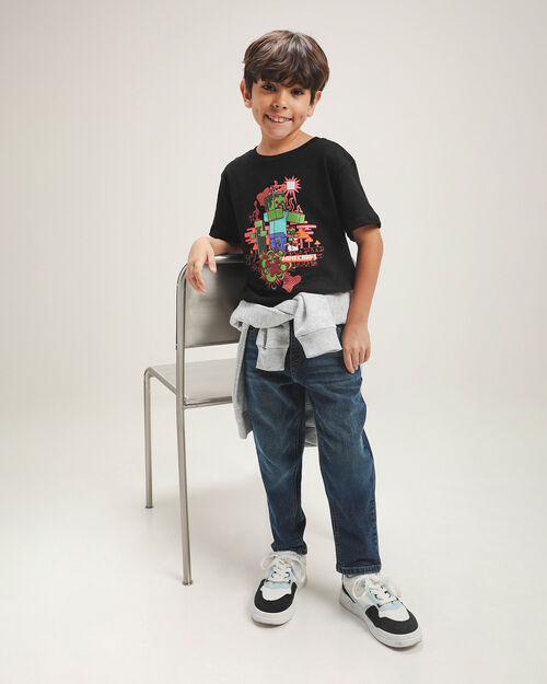 Playera Manga Corta Minecraft