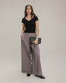 Crop Top Negro Acanalado,NEGRO