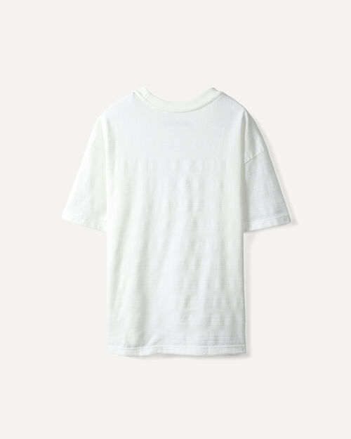 Playera Blanca Relaxed
