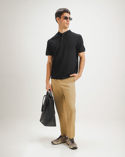 Polo Negra Fit Slim