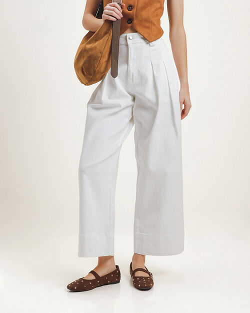 Pantal&oacute;n Wide Leg Pinzas