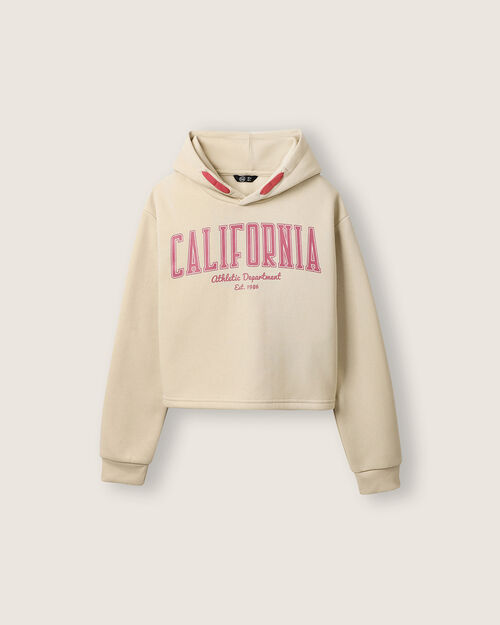 Sudadera Hoodie Cropped