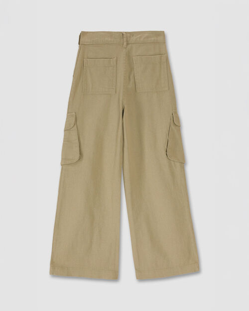 Pantalón Cargo Beige