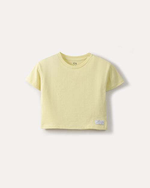 Playera Beige Boxy