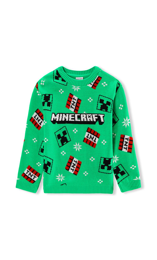 Suéter Navideño Minecraft De Niño