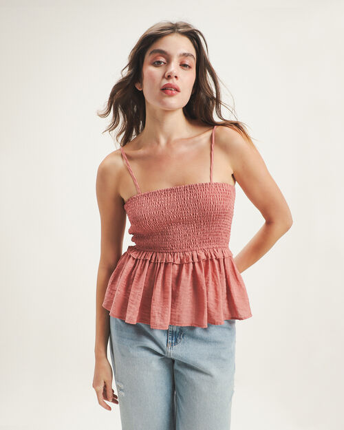 Blusa Tirantes Rosa