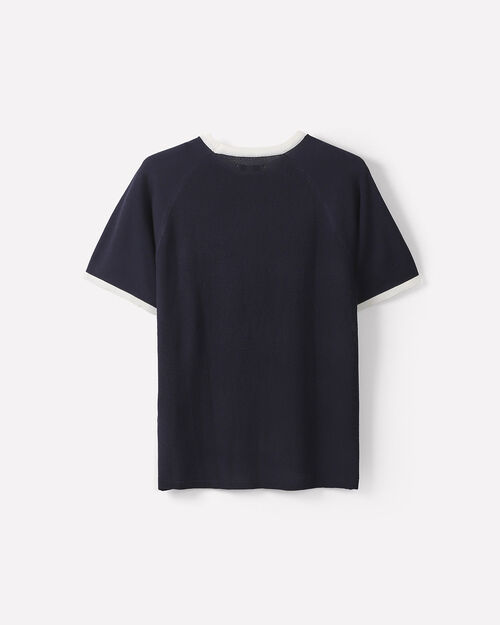 Playera Azul Ranglan