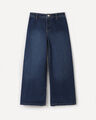 Jeans Fit Wide Leg,AZUL MARINO