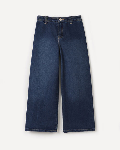 Wide Leg Jeans Marino