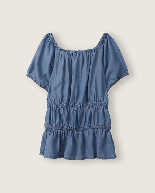 Blusa Escote Elástico