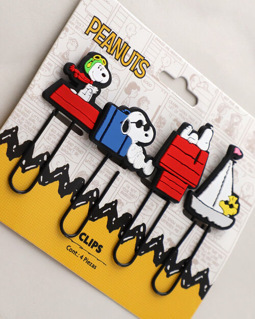Set 4 Clips Snoopy